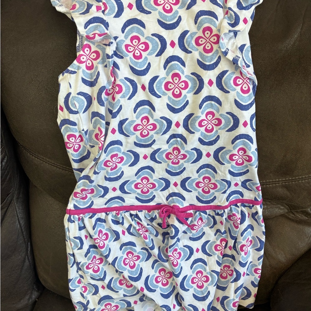 Gymboree Pink and Blue Floral Dress